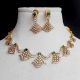 Handmade Brass Metal Jewellery Fan Necklace Set